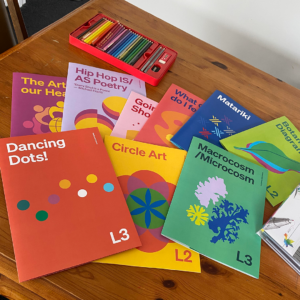 Colourful booklets for Creative Education 